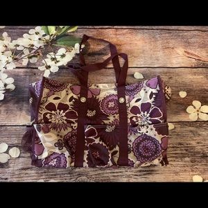 31 Plum Awesome Blossom Organizing Utility Tote